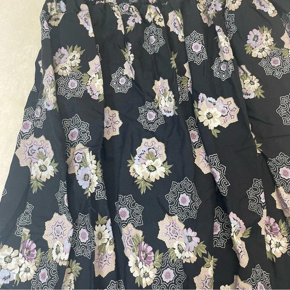 Karen Scott whimisgoth maxi skirt purple flowers women’s 12 cottage core - Picture 6 of 10